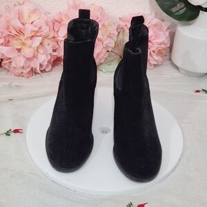 Steve Madden Chelsea Boots Black Leather Women Sz: 7.5